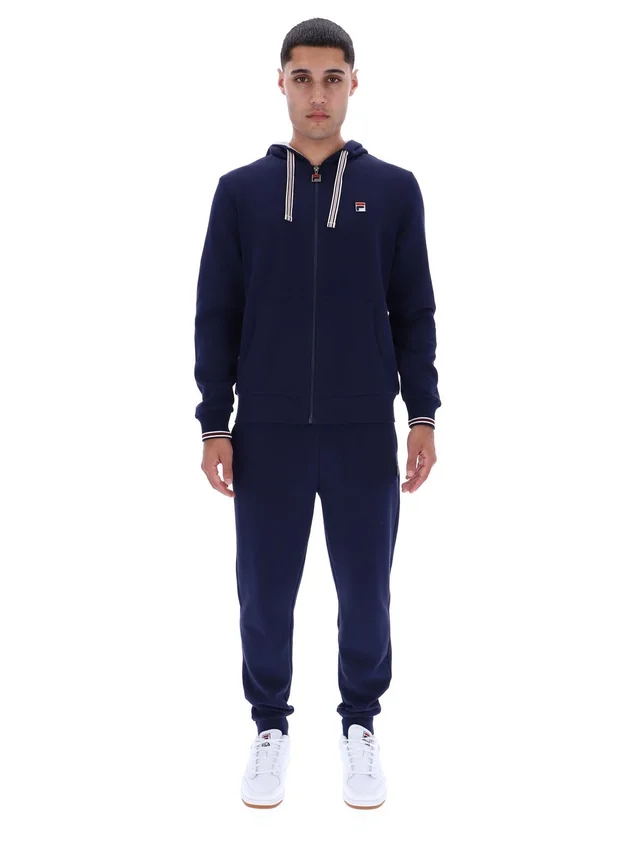 Fila Tenconi Kapuzenpullover mit Reißverschluss in Marineblau