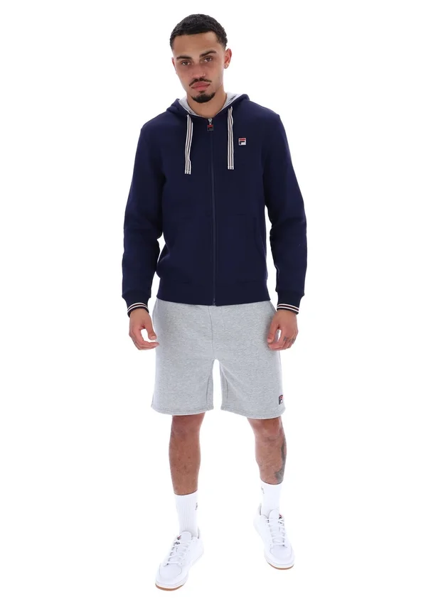 Fila Tenconi Kapuzenpullover mit Reißverschluss in Marineblau