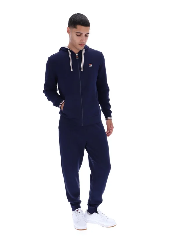 Fila Tenconi Kapuzenpullover mit Reißverschluss in Marineblau
