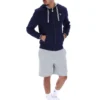 Fila Tenconi Kapuzenpullover mit Reißverschluss in Marineblau