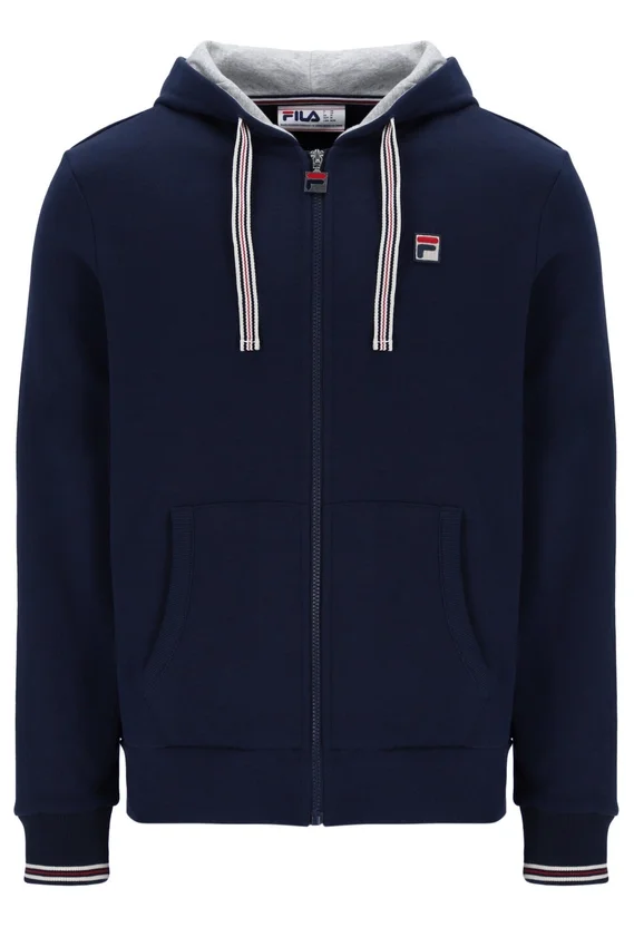 Fila Tenconi Kapuzenpullover mit Reißverschluss in Marineblau