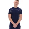 Fila Terri T-Shirt in Marineblau mit Kontrastpaspel