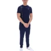 Fila Terri T-Shirt in Marineblau mit Kontrastpaspel