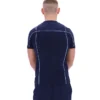 Fila Terri T-Shirt in Marineblau mit Kontrastpaspel