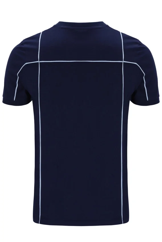 Fila Terri T-Shirt in Marineblau mit Kontrastpaspel