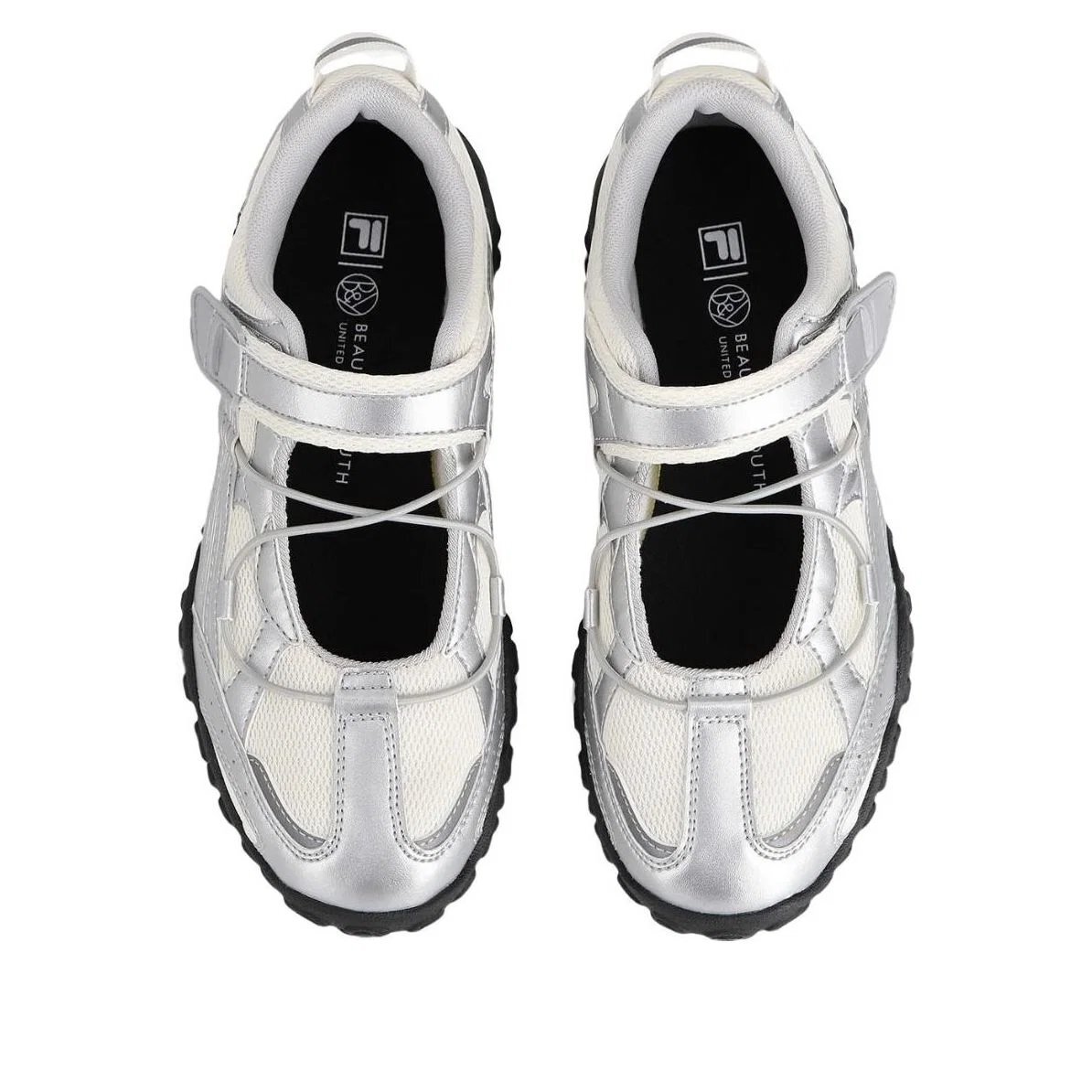 Fila x Beauty & Youth Echappe v2 „Grau Weiß Silber“