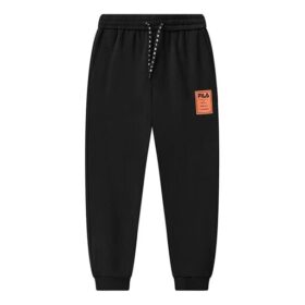 Fila x Mihara Crossover Casual Bundle Feet Sports Strick-Lange Hose Schwarz