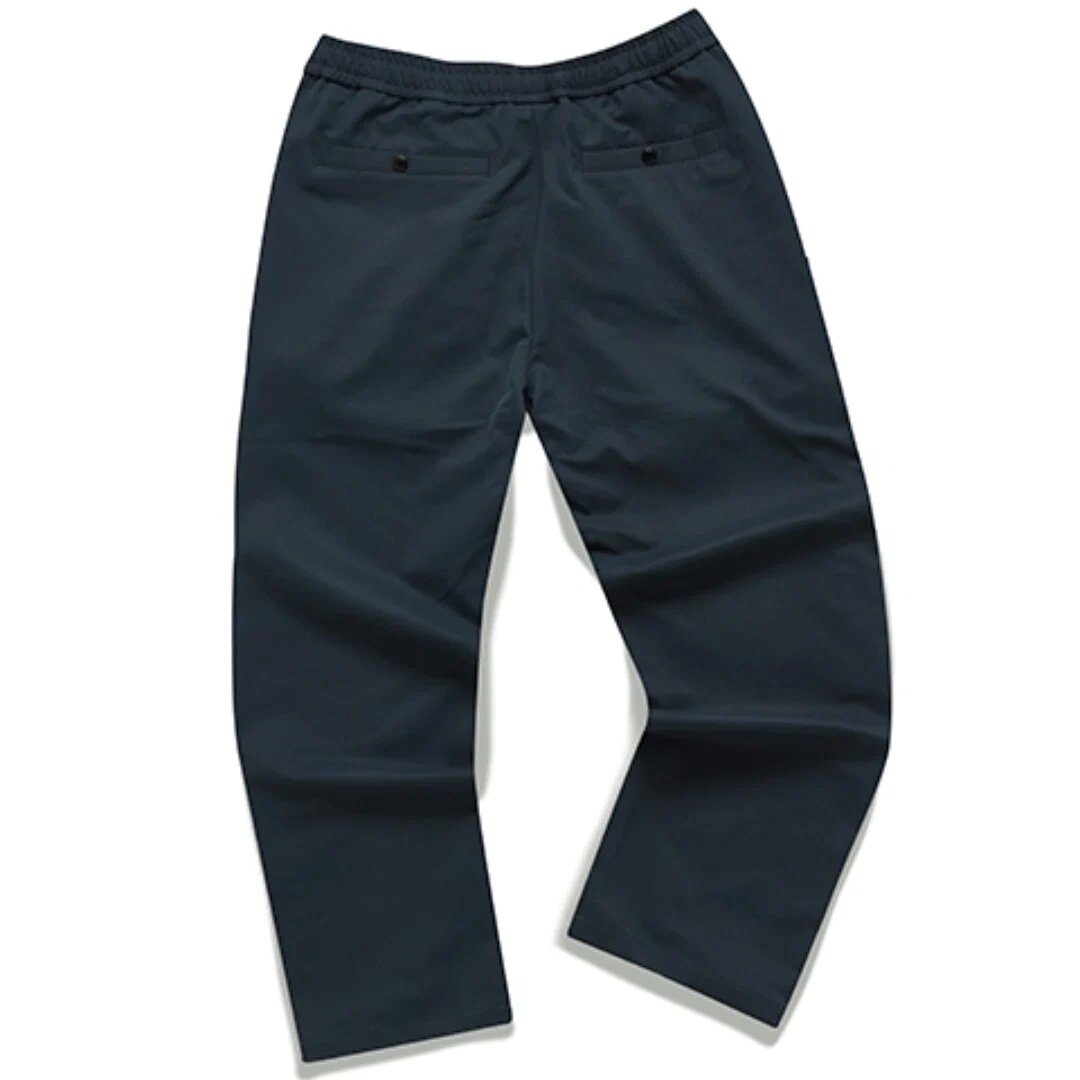 Fila x Mihara Yasuhiro Kollaborations-Trainingshose mit gewebtem Seitenstreifen „Navy White“
