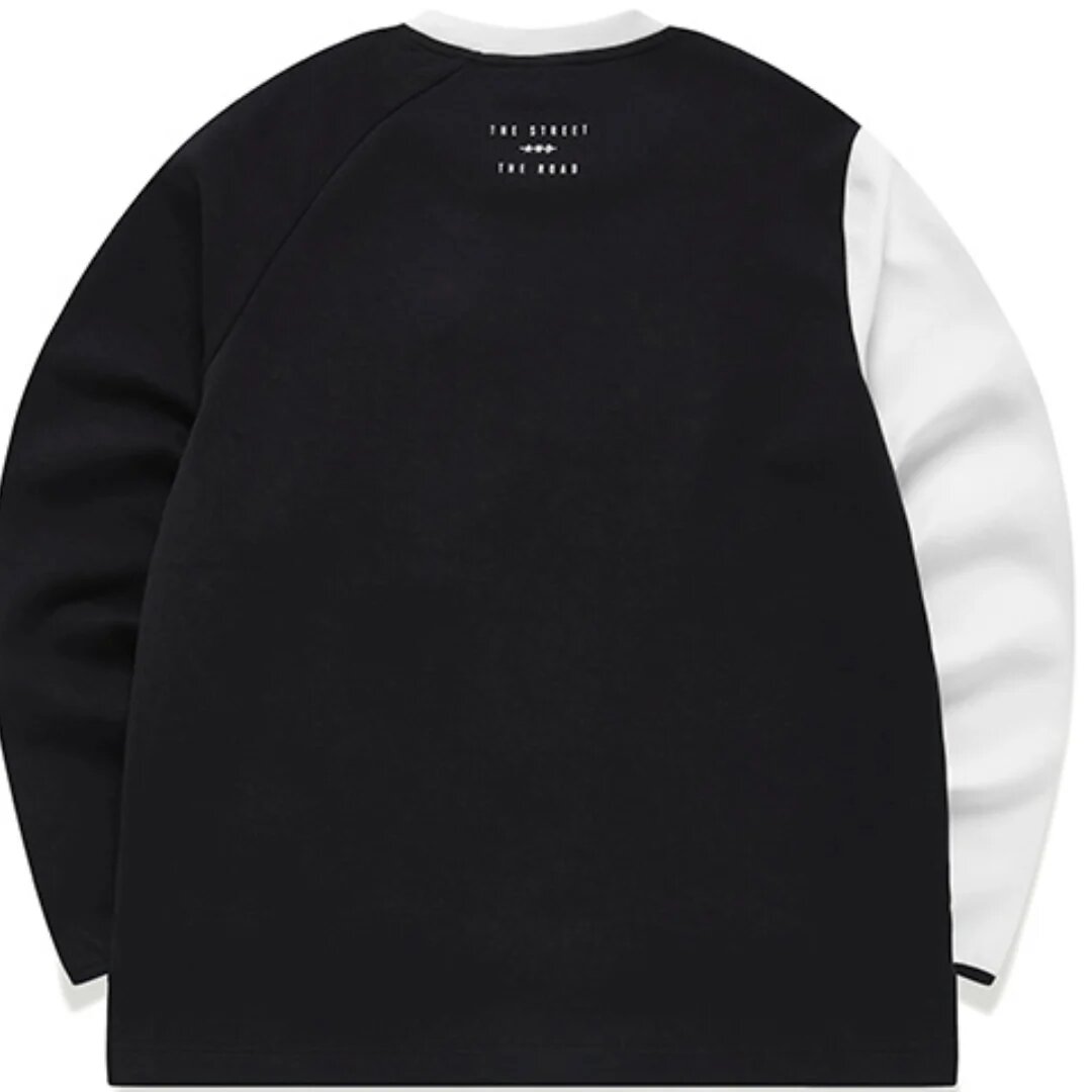 Fila x Mihara Yasuhiro Pullover mit Buchstabenprint „White Black“