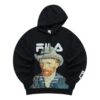 Fila x Van Gogh Museum Hoodie „Black Multi-Color“