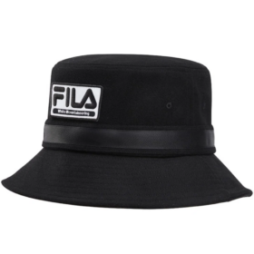 Fila x White Mountaineering Logo Casual-Bucket-Hut „Black White“