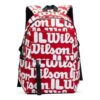 Fila x Wilson Doppelschultertasche „Rot-Weiß“