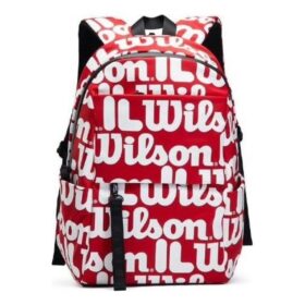 Fila x Wilson Doppelschultertasche „Rot-Weiß“