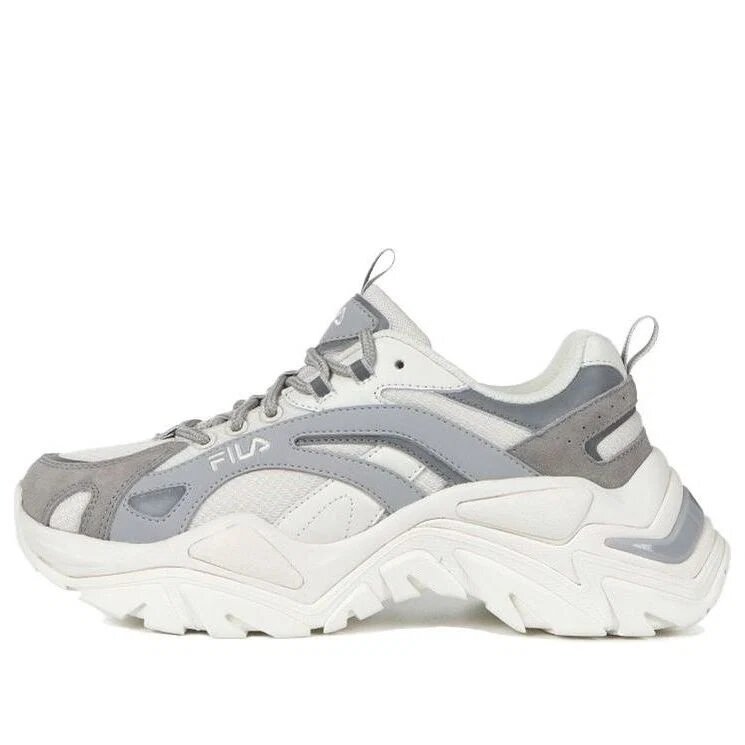 File Low-Top-Laufschuhe Weiß/Grau