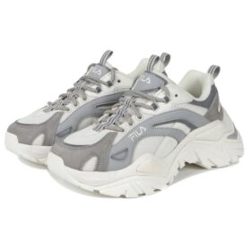File Low-Top-Laufschuhe Weiß/Grau