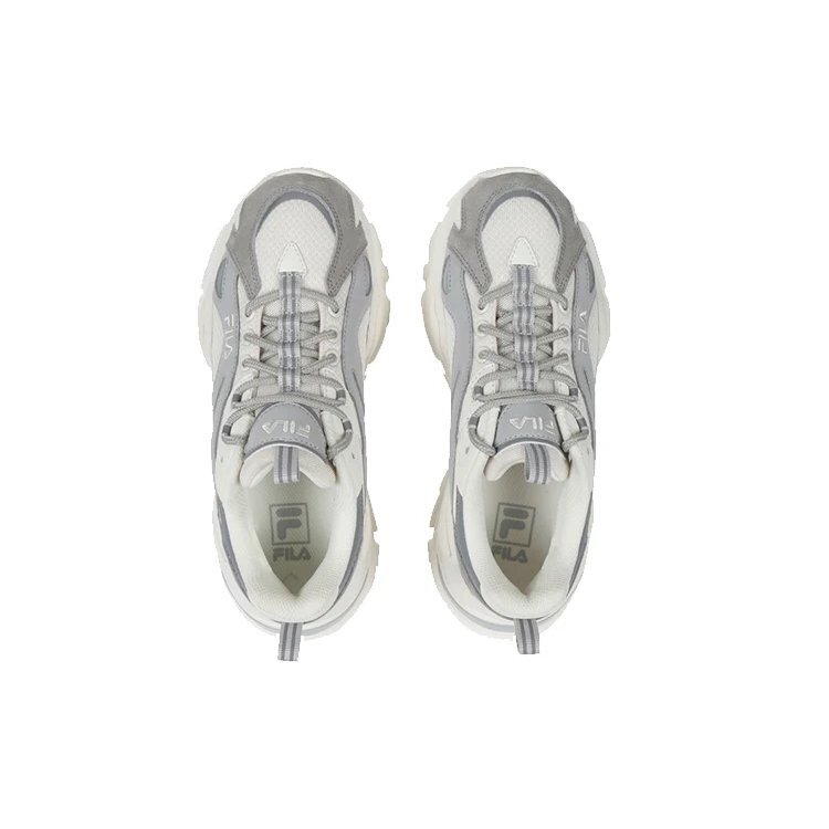 File Low-Top-Laufschuhe Weiß/Grau