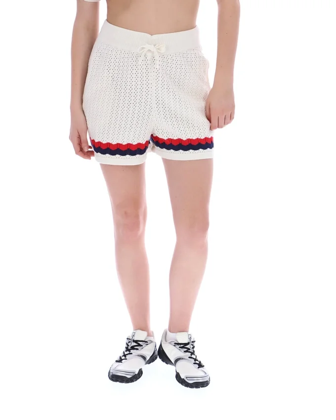 Fino-Shorts aus Häkel-Strick