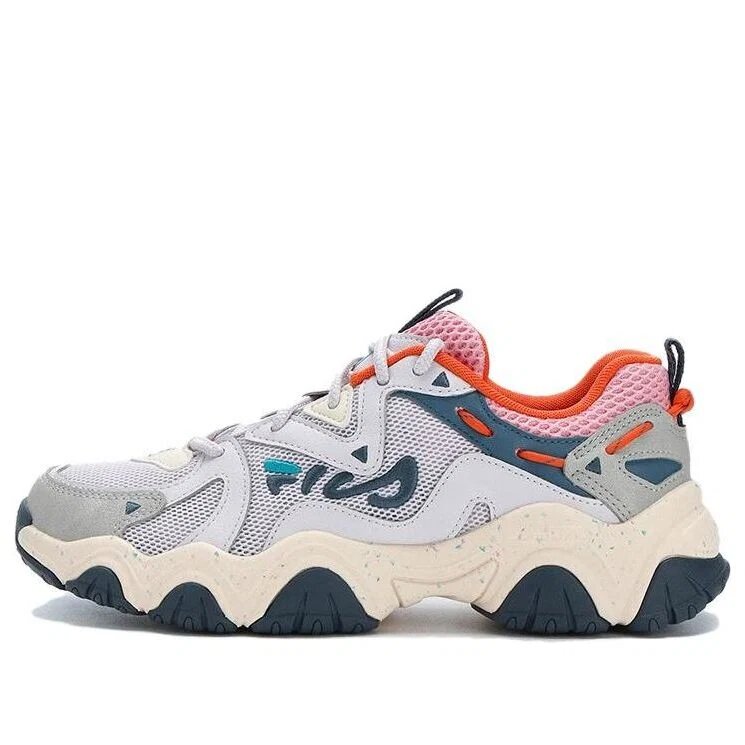 Fluid 4 Sneaker „Grau Creme Rot“