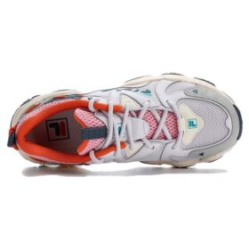 Fluid 4 Sneaker „Grau Creme Rot“