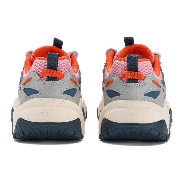 Fluid 4 Sneaker „Grau Creme Rot“