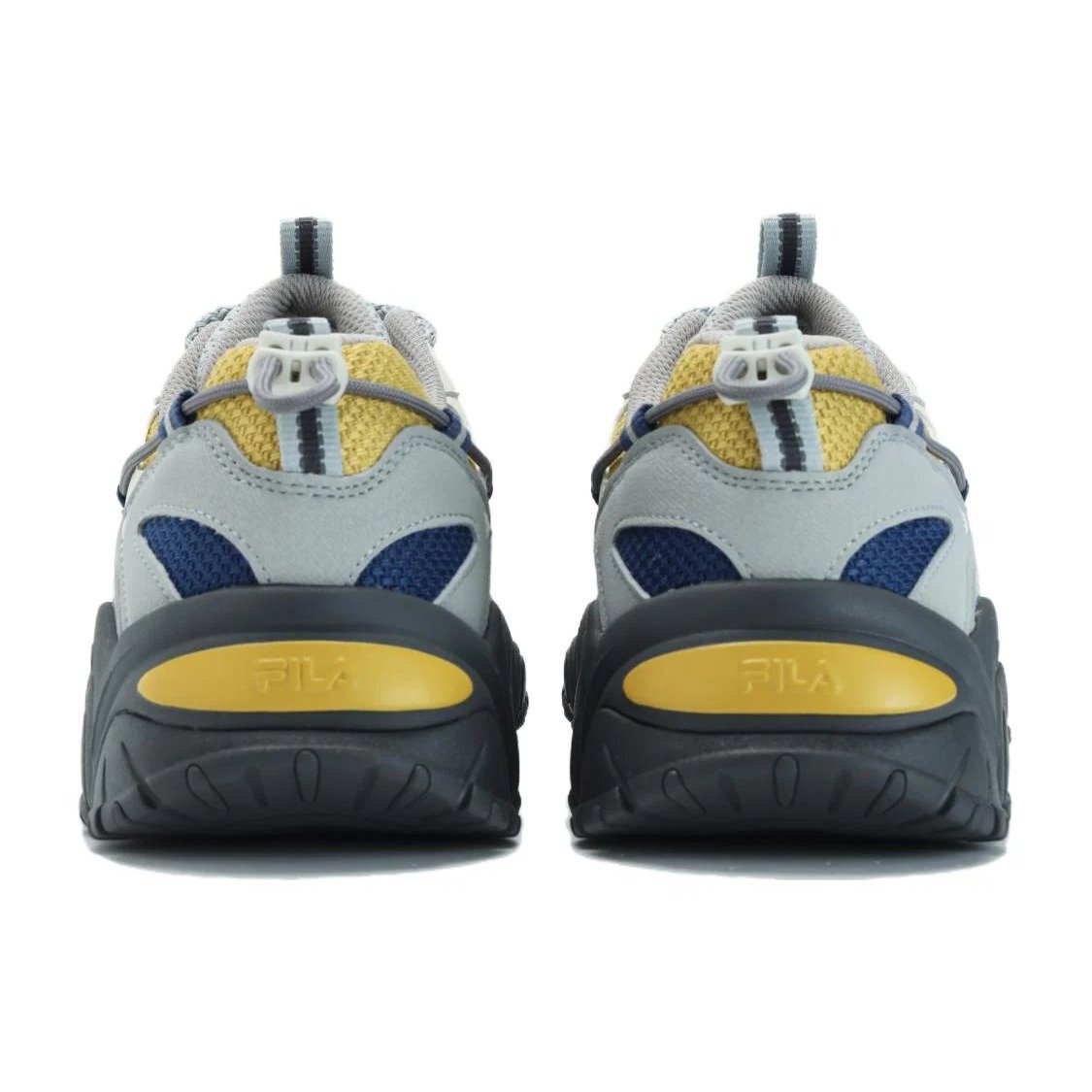 Fluid 4 Sneaker „Grau Weiß Gelb“