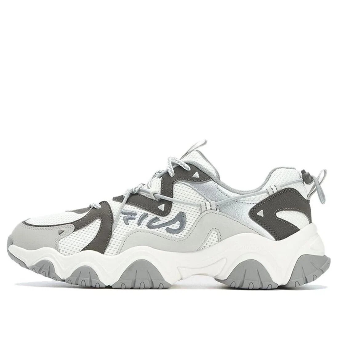 Fluid 4 Sneaker „Weiß Grau Silber“