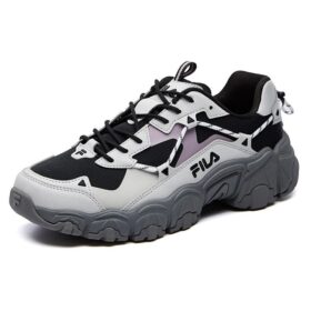 Fluid Low-Top-Sportschuhe Schwarz Grau