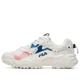 Fluid Low-Top-Sportschuhe Weiß Blau