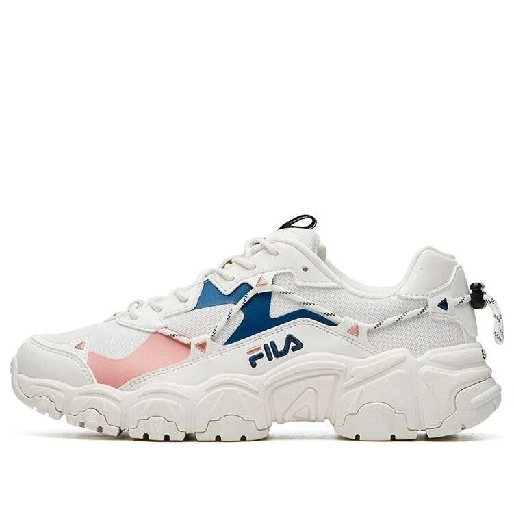 Fluid Low-Top-Sportschuhe Weiß Blau