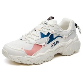 Fluid Low-Top-Sportschuhe Weiß Blau