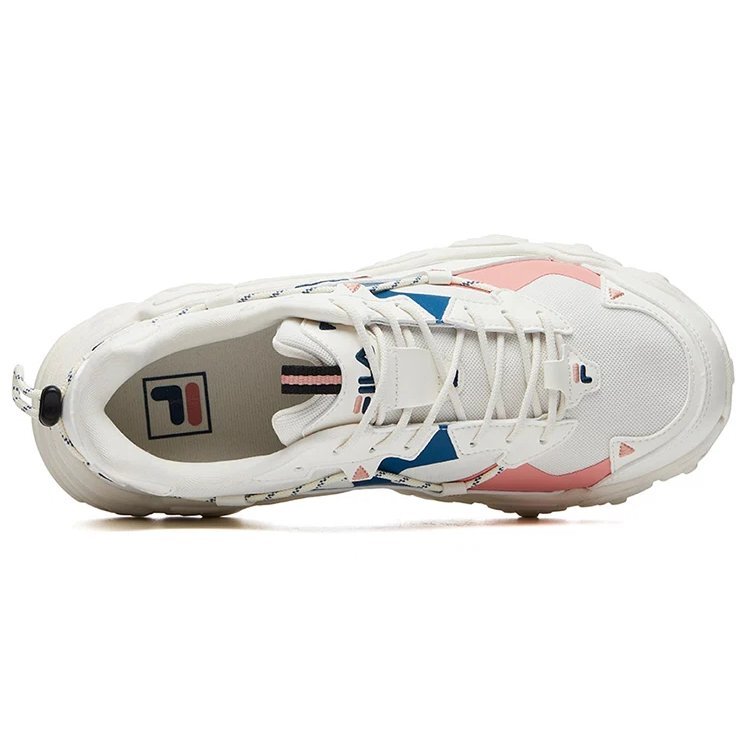Fluid Low-Top-Sportschuhe Weiß Blau