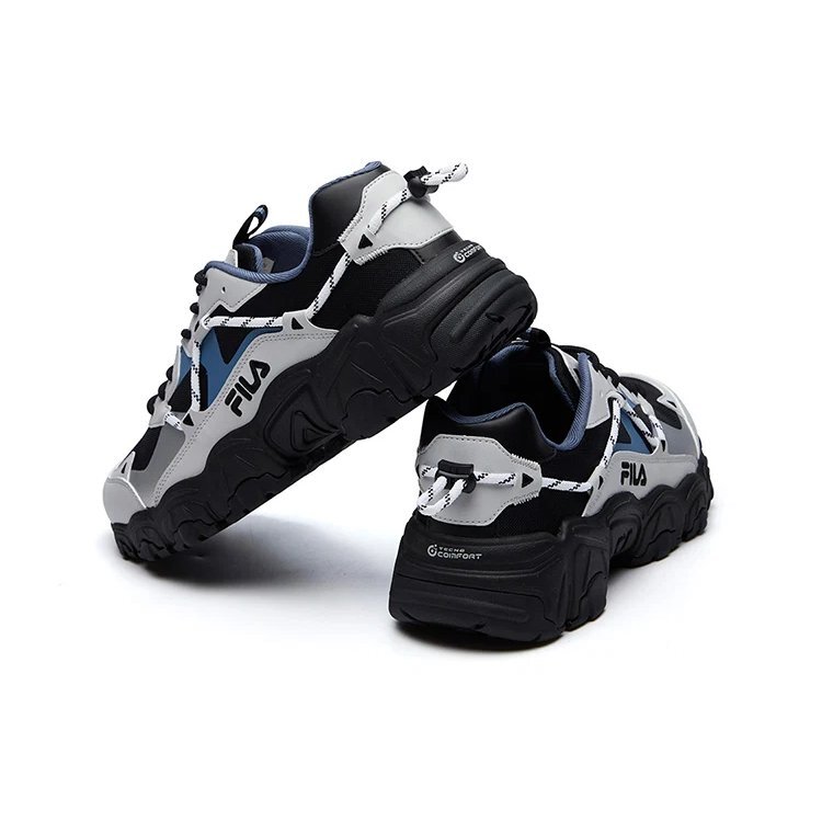 Fluid Low Tops Schwarz Grau Blau
