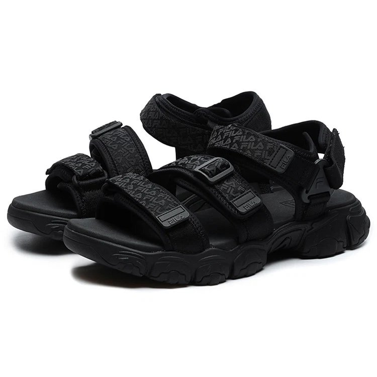 Fluid Sandalen „Black“