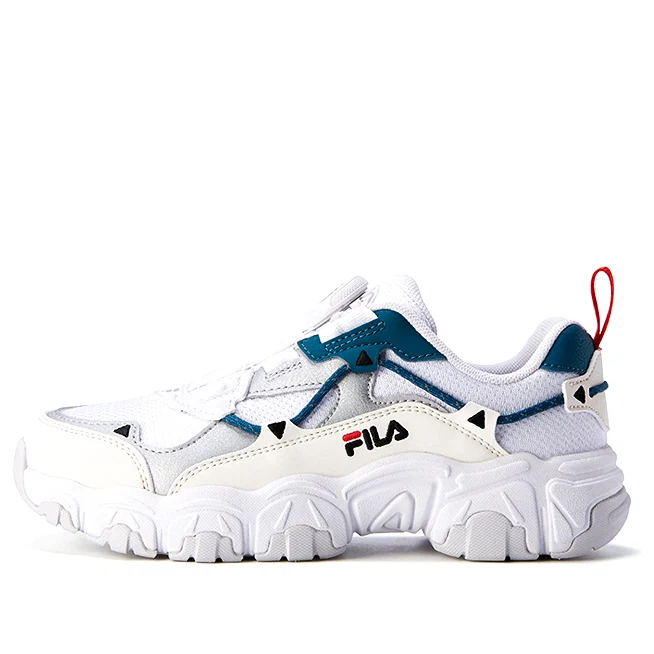 Fluid Sneakers „Weiß Grau Blaugrün“