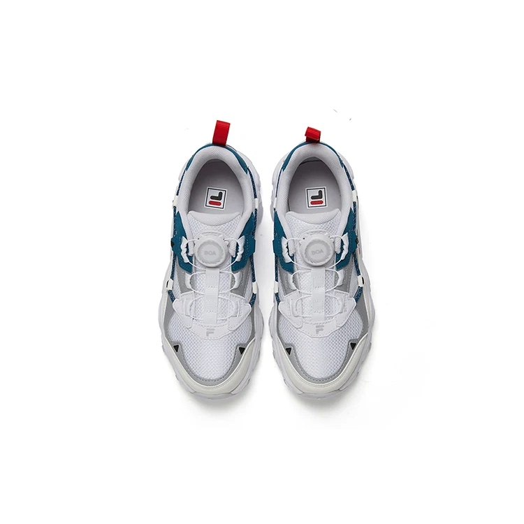Fluid Sneakers „Weiß Grau Blaugrün“