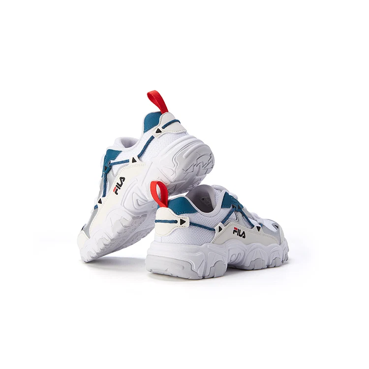 Fluid Sneakers „Weiß Grau Blaugrün“