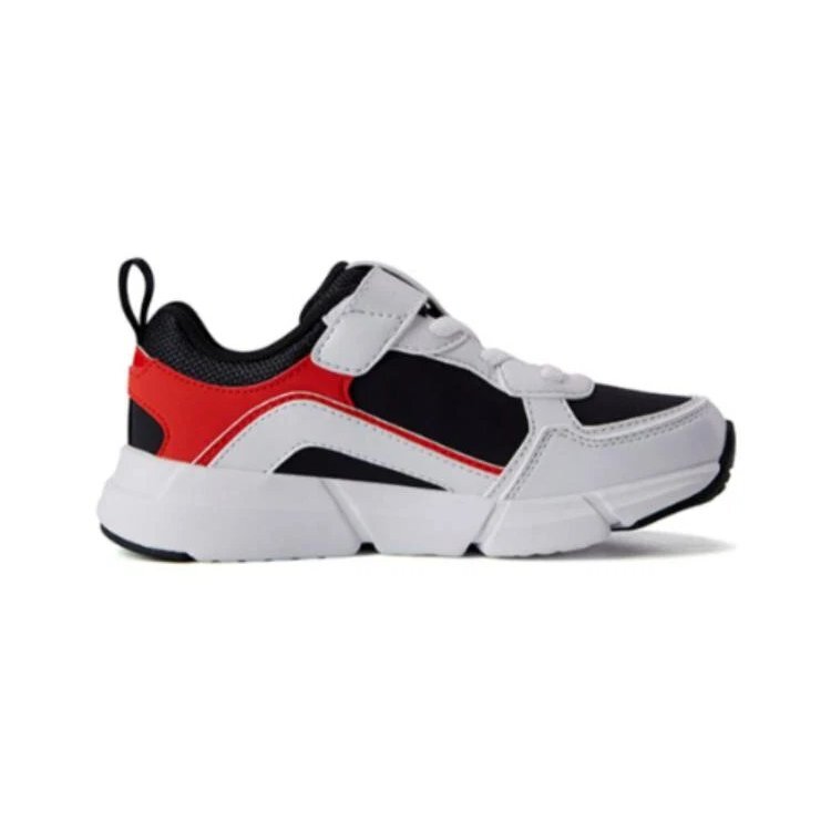 Freizeit-Laufschuhe „Weiß Schwarz Rot“