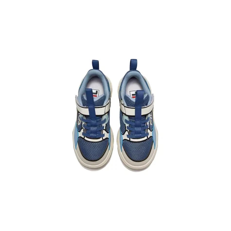 Freizeit-Sneaker „Weiß Blau Beige“