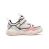 Freizeit-Sneaker „Weiß Blau Rosa“
