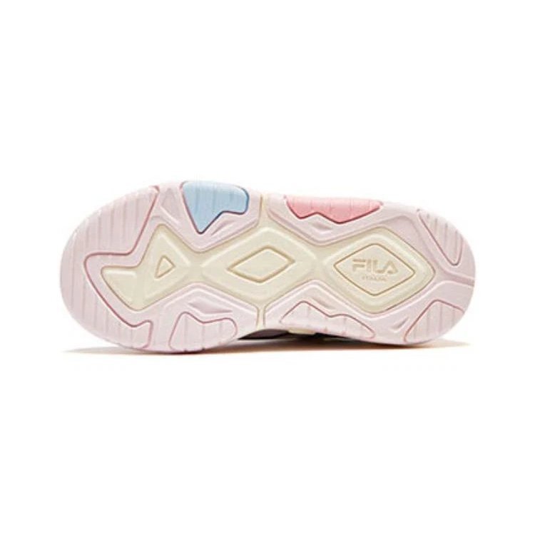Freizeit-Sneaker „Weiß Blau Rosa“