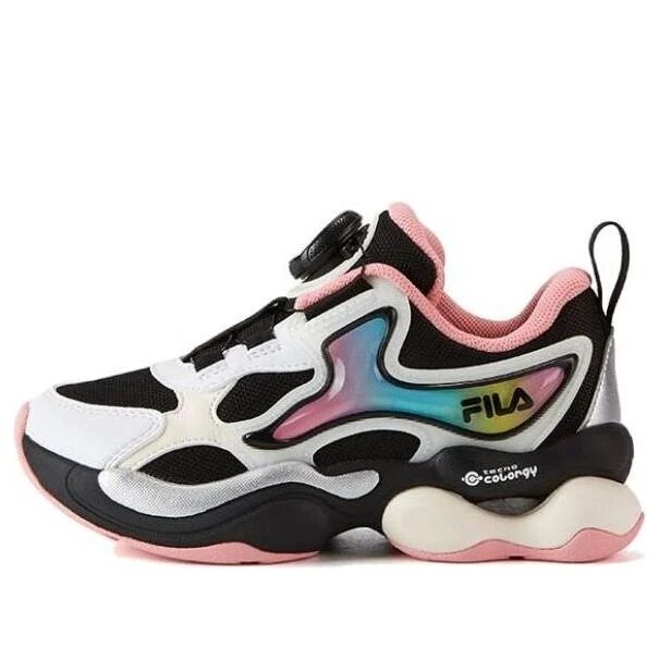 Freizeit-Sneaker „Weiß Schwarz Rosa“