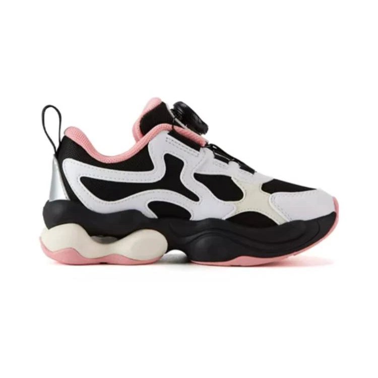 Freizeit-Sneaker „Weiß Schwarz Rosa“