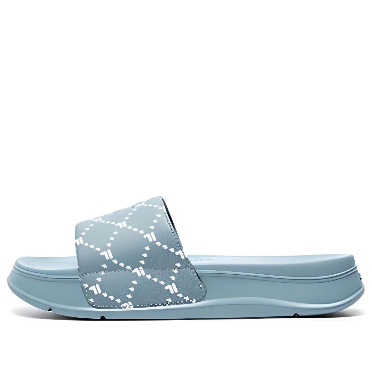 Fusion Como Pantoletten „Teal White“