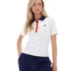 Gardenia Bai Tailliertes BB1-Polohemd mit Nadelstreifen