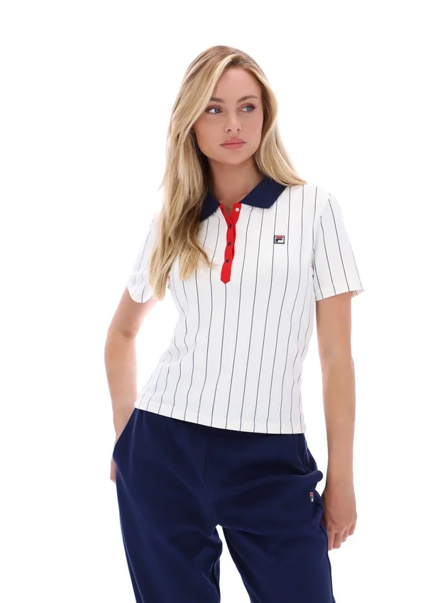 Gardenia Bai Tailliertes BB1-Polohemd mit Nadelstreifen