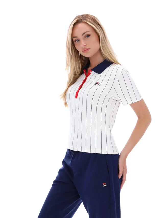 Gardenia Bai Tailliertes BB1-Polohemd mit Nadelstreifen