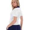 Gardenia Bai Tailliertes BB1-Polohemd mit Nadelstreifen