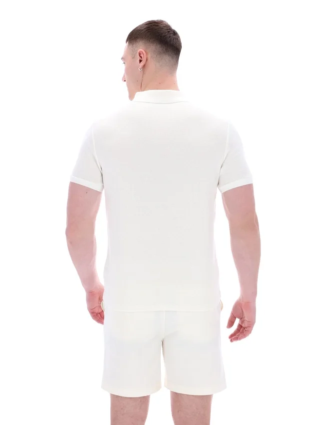 Gardenia Benjamin Micro-Waffel-Polo
