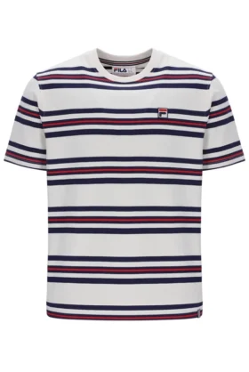Gardenia Cesare T-Shirt mit gestreiften Garnfärbungen