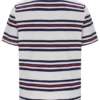 Gardenia Cesare T-Shirt mit gestreiften Garnfärbungen